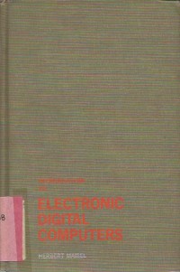 INTRODUCTION TO ELECTRONIC DIGITAL COMPUTERS