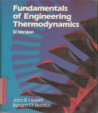 FUNDAMENTALS OF ENGINEERING THERMODYNAMICS SI VERSI