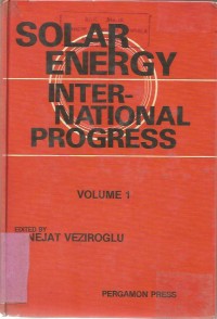 SOLAR ENERGY INTERNATIONAL PROGRESS VOL.1