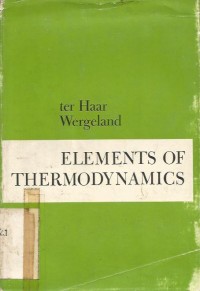 ELEMENTS OF THERMODYNAMICS