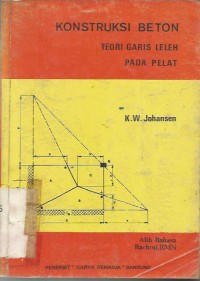 KONSTRUKSI BETON TEORI GARIS LELEH PADA PELAT