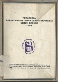 PERATURAN PERENCANAAN TAHAN GEMPA INDONESIA UNTUK GEDUNG 1981