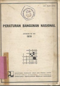 PERATURAN BANGUNAN NASIONAL Cet 8