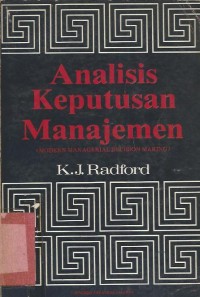 ANALISIS KEPUTUSAN MANAJEMEN