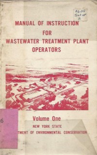 MANUAL OF INSTRUCTION FOR WASTE WATER TREATMENT PLANT OPERATOR