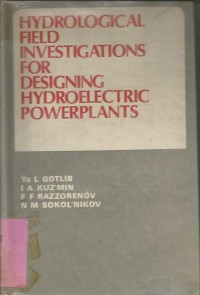 Image of HYDROLOGICAL FLUID INSVERSTIGATIONS FOR DESIGNING HYDROELECTRIC POWER PLANTS