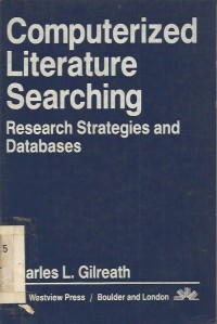 Image of COMPUTERIZED LITERATURE SEARCHING