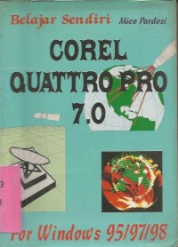 COREL QUATTRO PRO 7.0 FOR WINDOWS 95/ 97/ 98