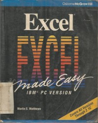 Image of EXCEL FXCFI  MADE EASY IBM PC VERSION