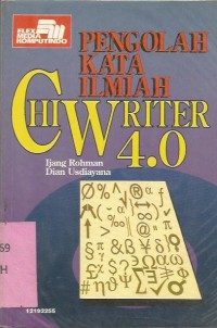 Image of PENGOLAH KATA ILMIAH CHIWRITER 4.0