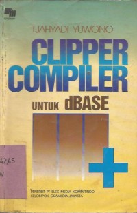 Image of CLIPER COMPILER UNTUK DBASE III PLUS
