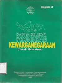 Image of KAPITA SELEKTA PENDIDIKAN KEWARGANEGARAAN