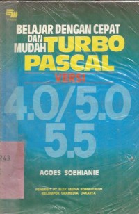 Image of TURBO PASCAL VERSI 4.0/5.0 5.5