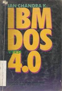 Image of IBM DOS VERSI 4.0