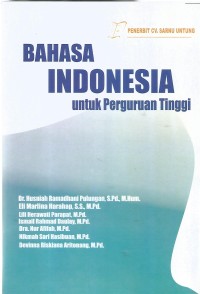 Image of BAHASA INDONESIA UNTUK PERGURUAN TINGGI